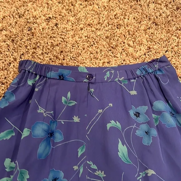 Talbots Floral Maxi Skirt