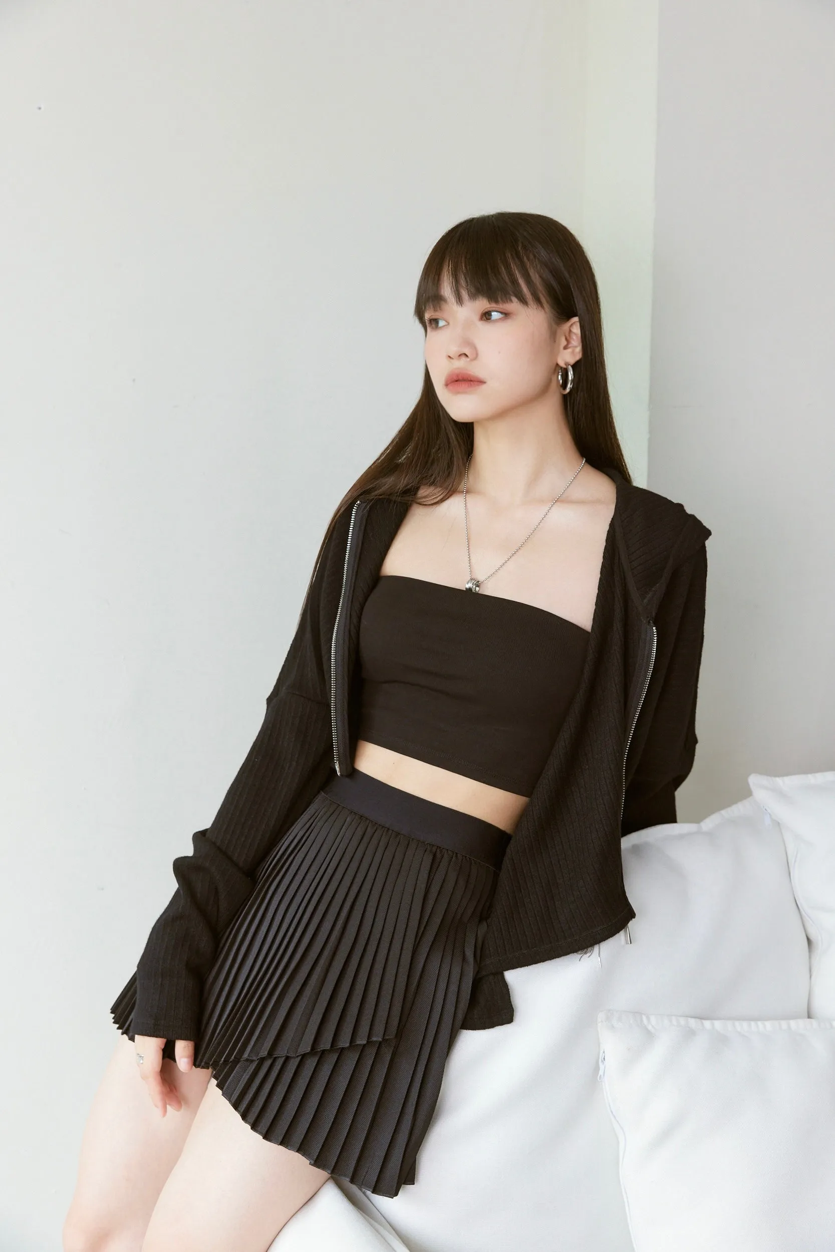 Talent Pleated Skirt - Black