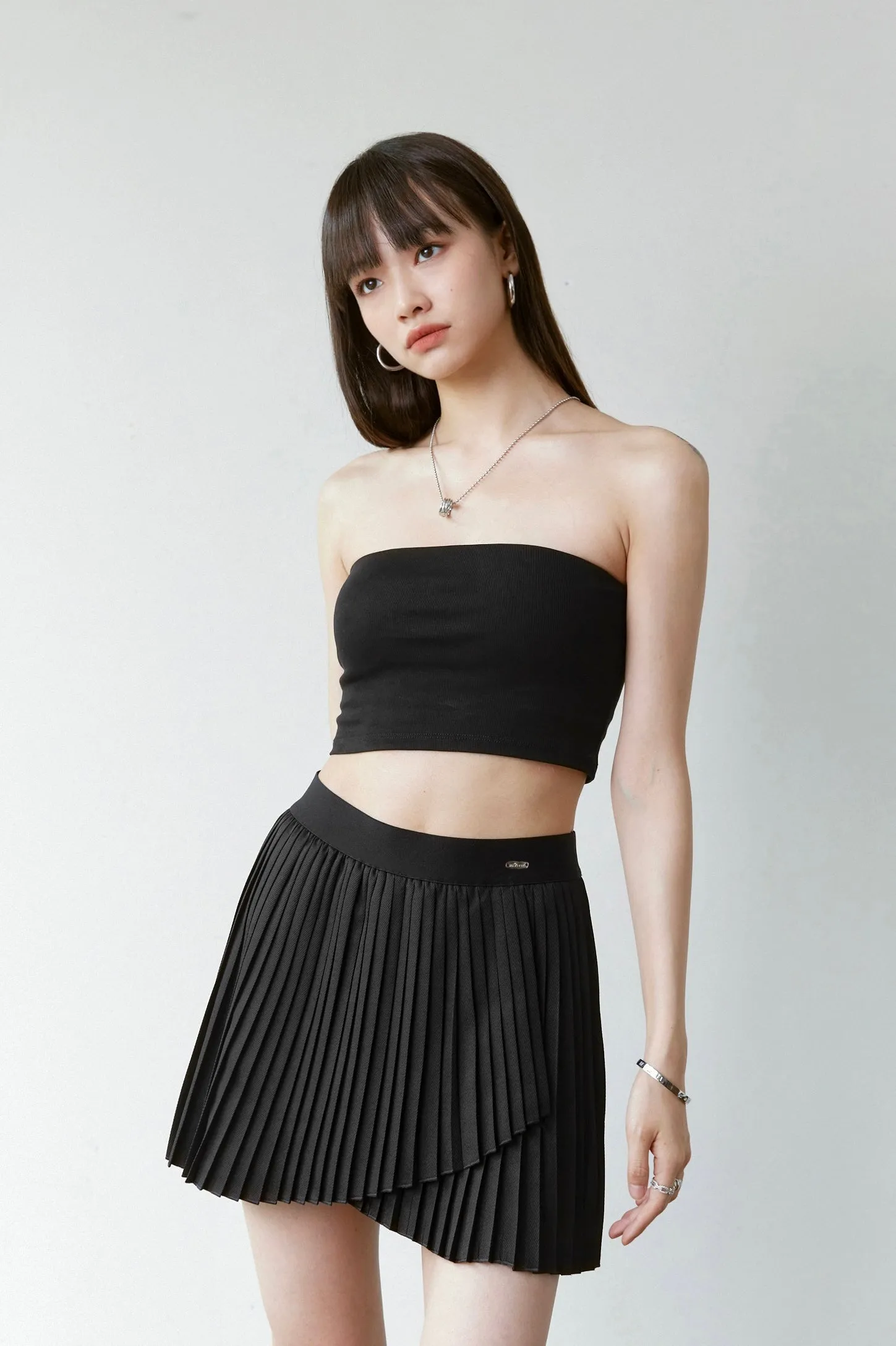 Talent Pleated Skirt - Black