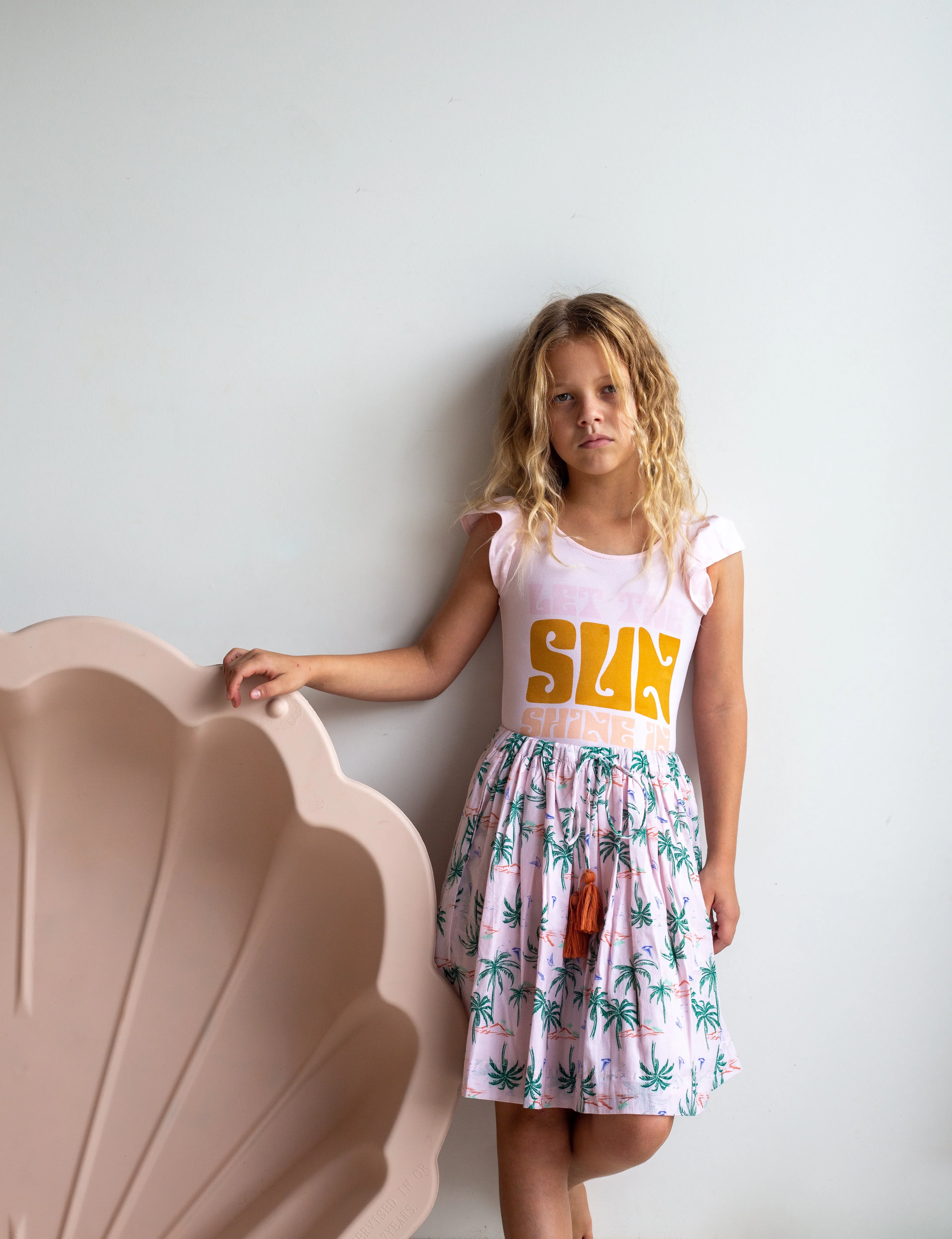 Talia Skirt - Pink Pacific