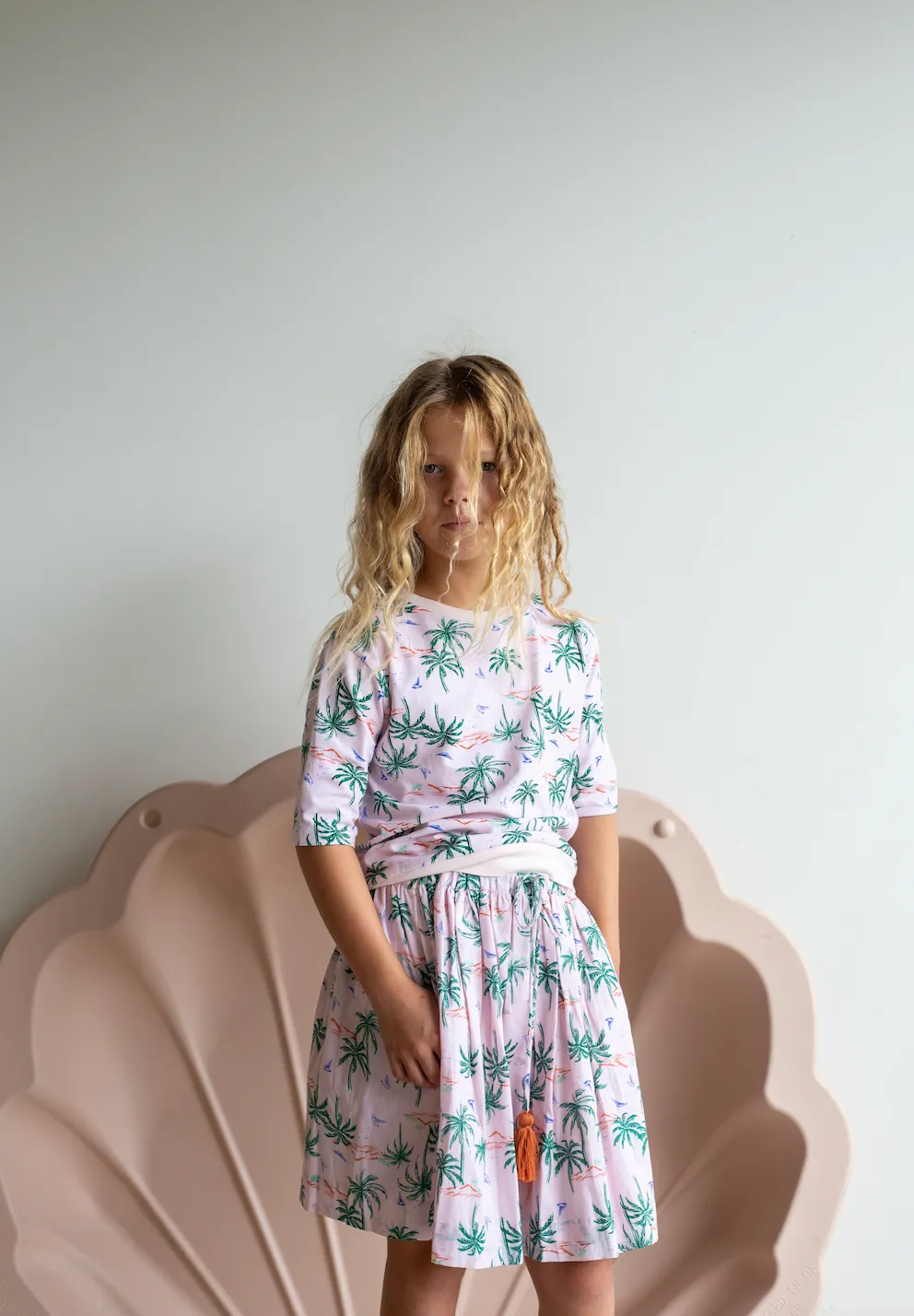 Talia Skirt - Pink Pacific