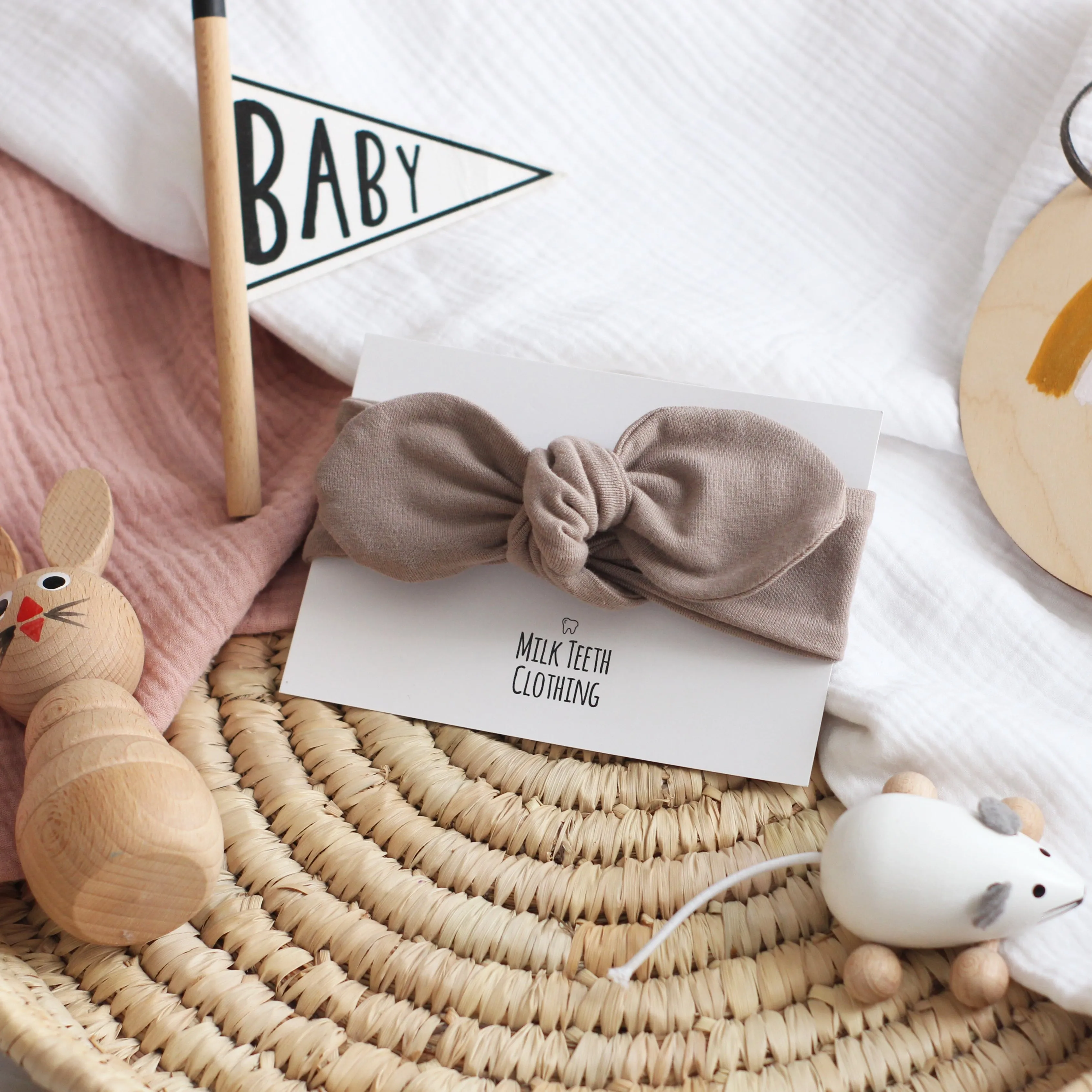 Taupe Baby & Toddler Headband