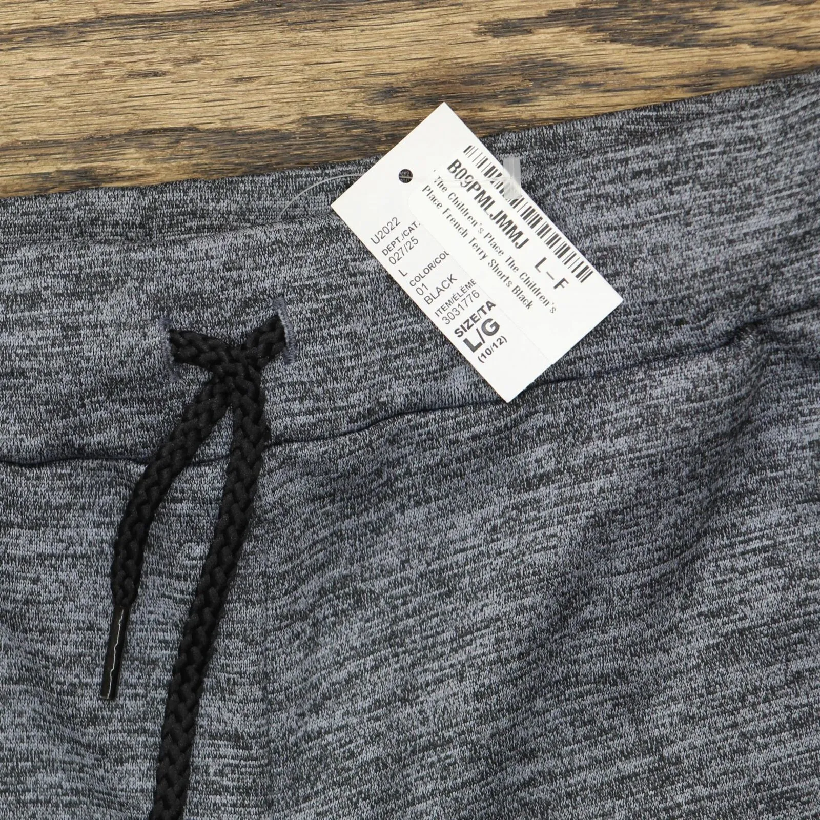 The Children's Place \Boys French Terry Fashion Shorts Black L