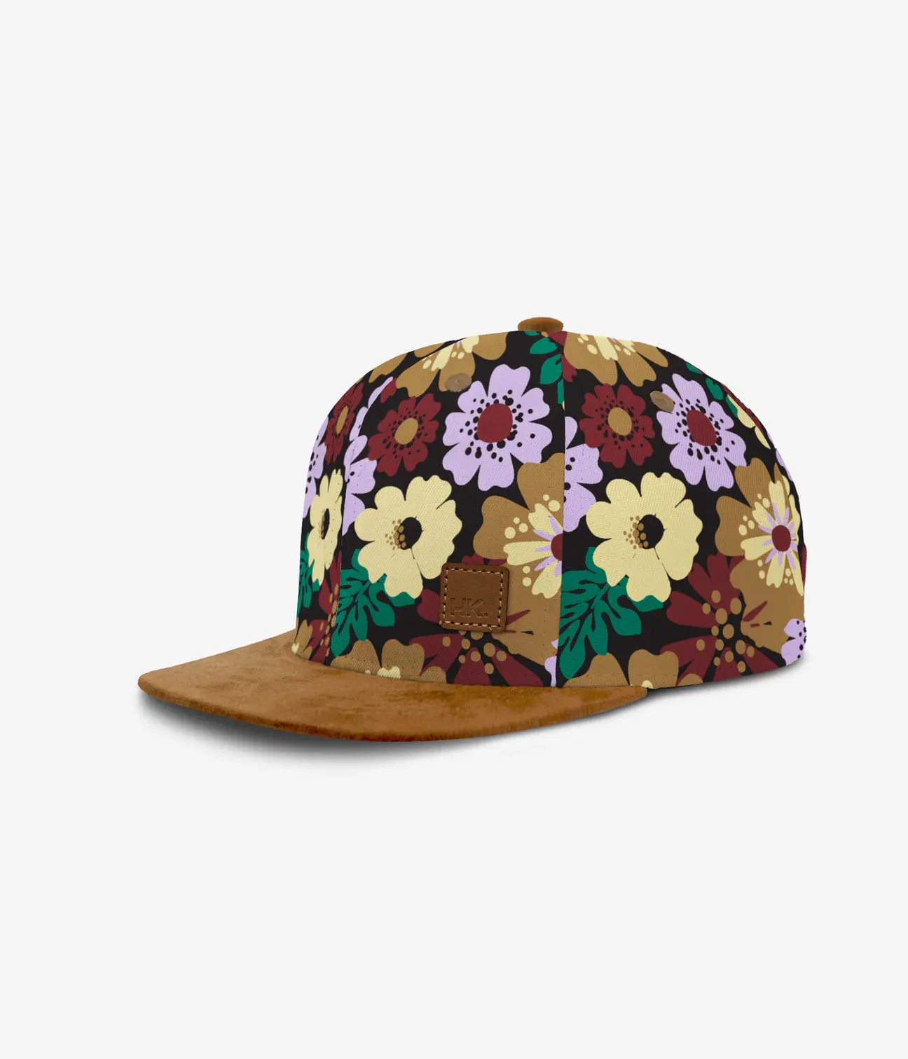 The Fall Garden Snapback Hat - Merlot - KIDS
