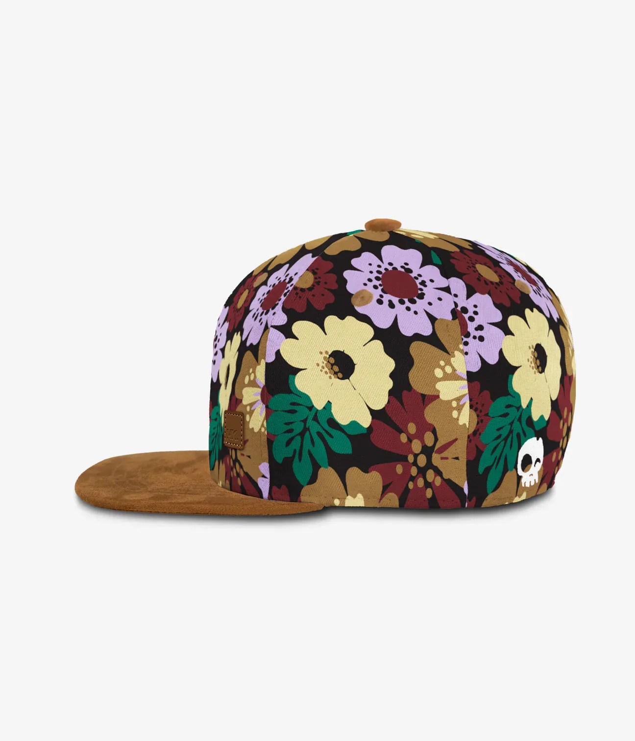 The Fall Garden Snapback Hat - Merlot - KIDS