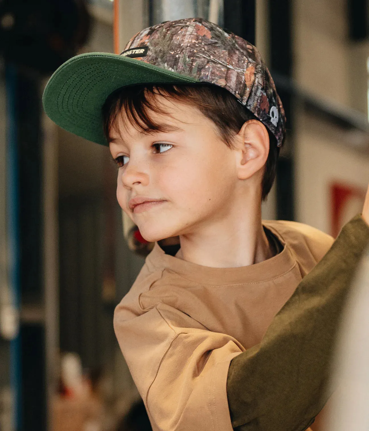 The Real Tree Snapback Hat - Black - KIDS