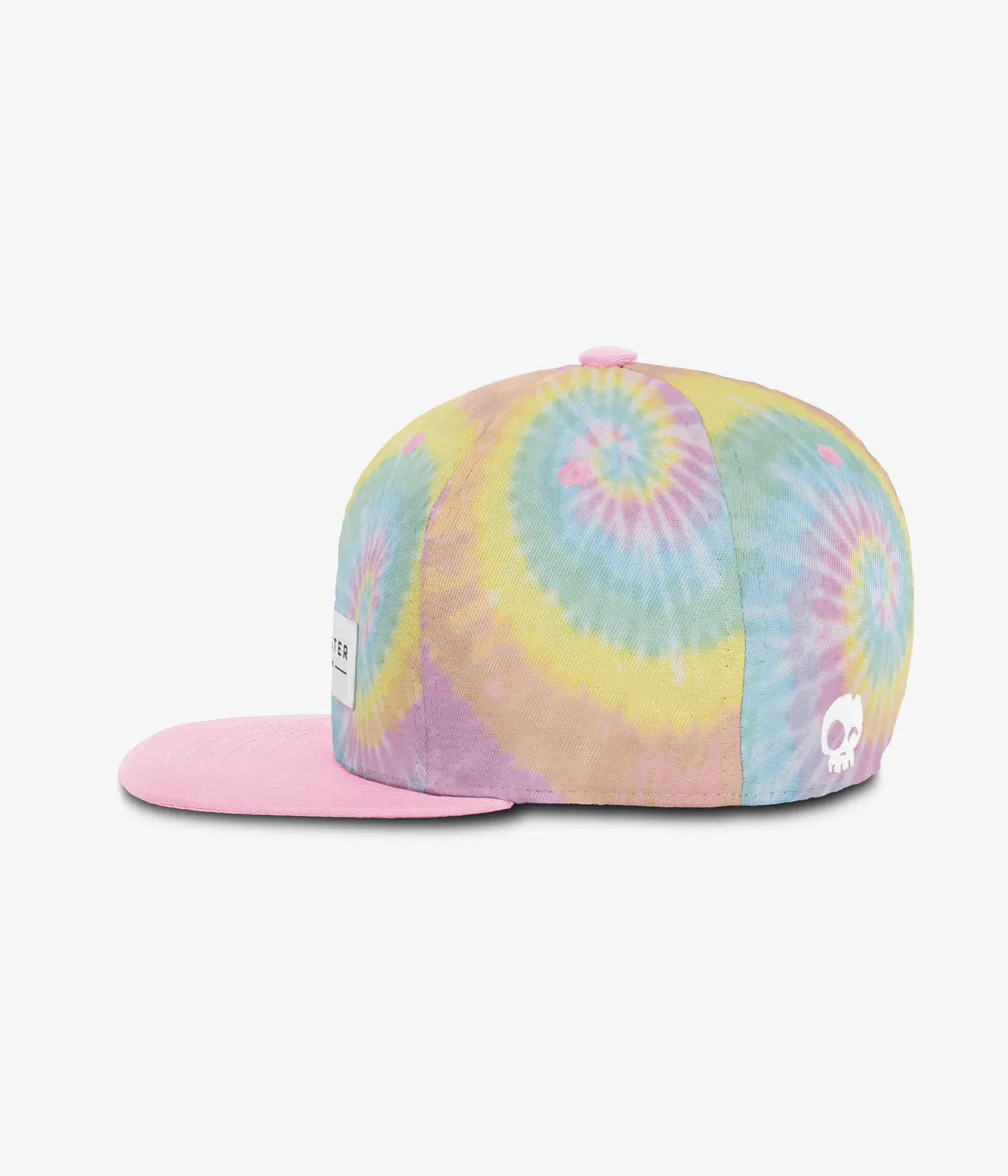 The Tie Dye Snapback Hat - Pink - KIDS