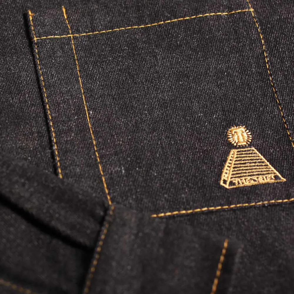 Theories High Plains Denim Overshirt Washed Black