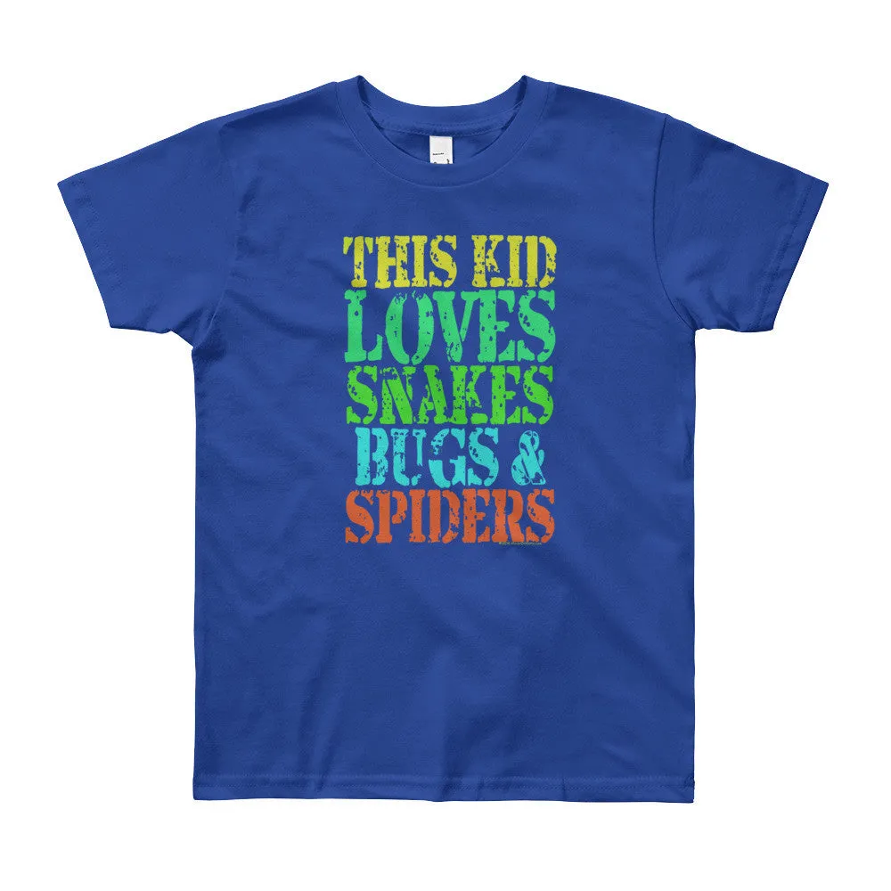This Kid Loves Snakes Bugs Spiders Youth T-Shirt