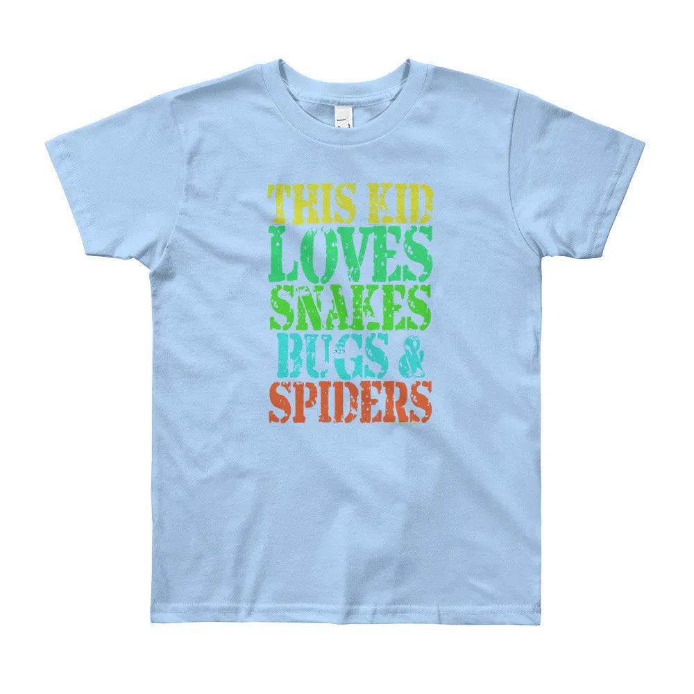 This Kid Loves Snakes Bugs Spiders Youth T-Shirt