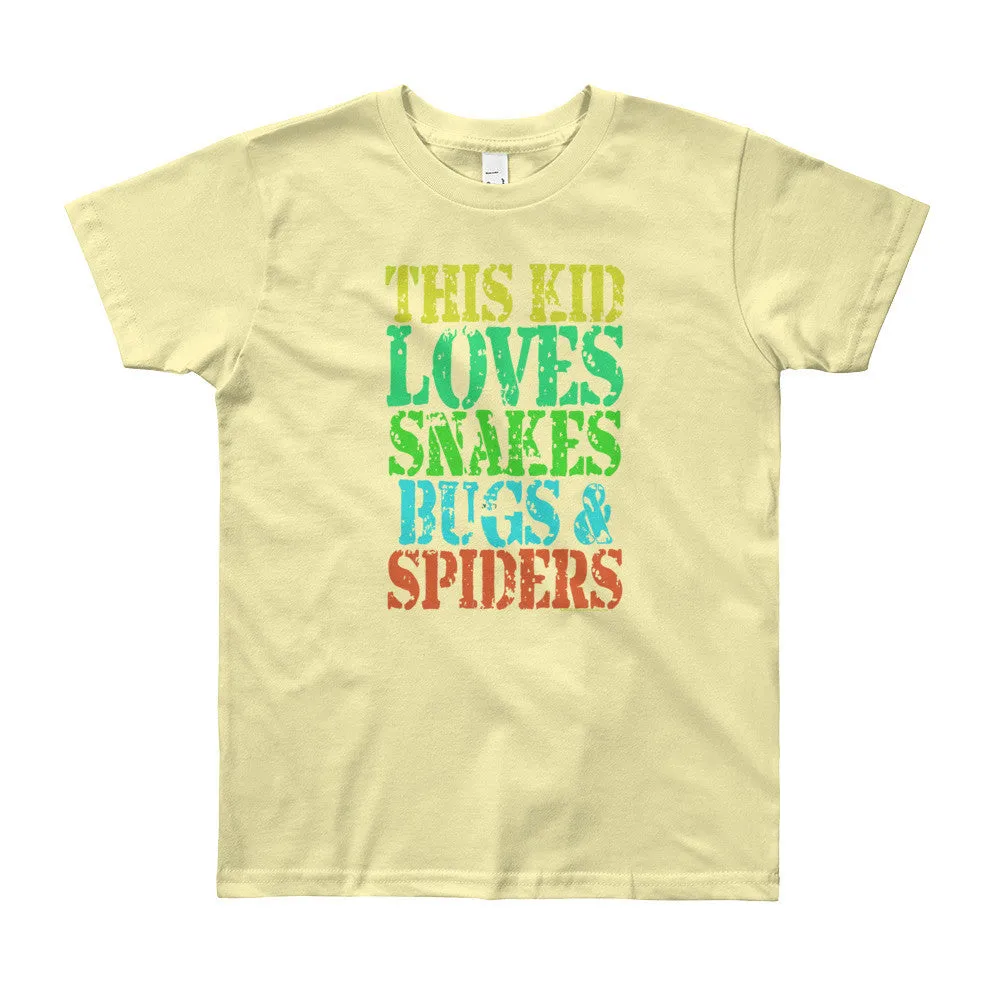 This Kid Loves Snakes Bugs Spiders Youth T-Shirt