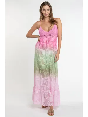 Tianna Maxi Dress In Fuchsia