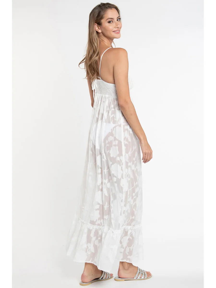 Tianna Maxi Dress In White