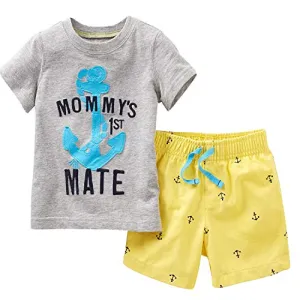 Toddler Boy's Anchor Outfit Set