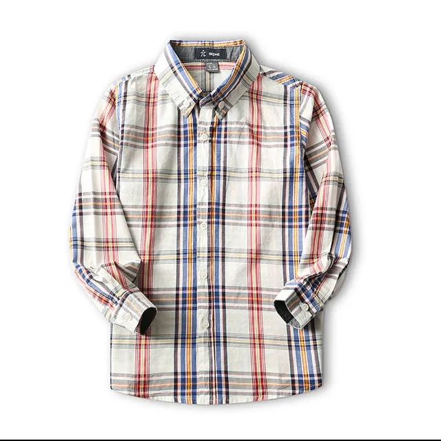 Toddler Boy's Anchor Pattern Shirt