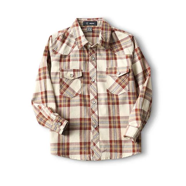 Toddler Boy's Anchor Pattern Shirt