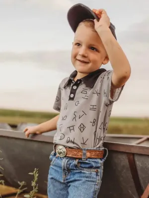 TODDLER GREY BRANDS POLO SHIRT