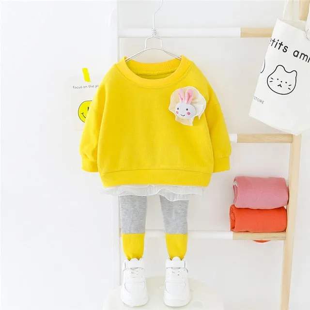 Toddler Rabbit Lace Clothing