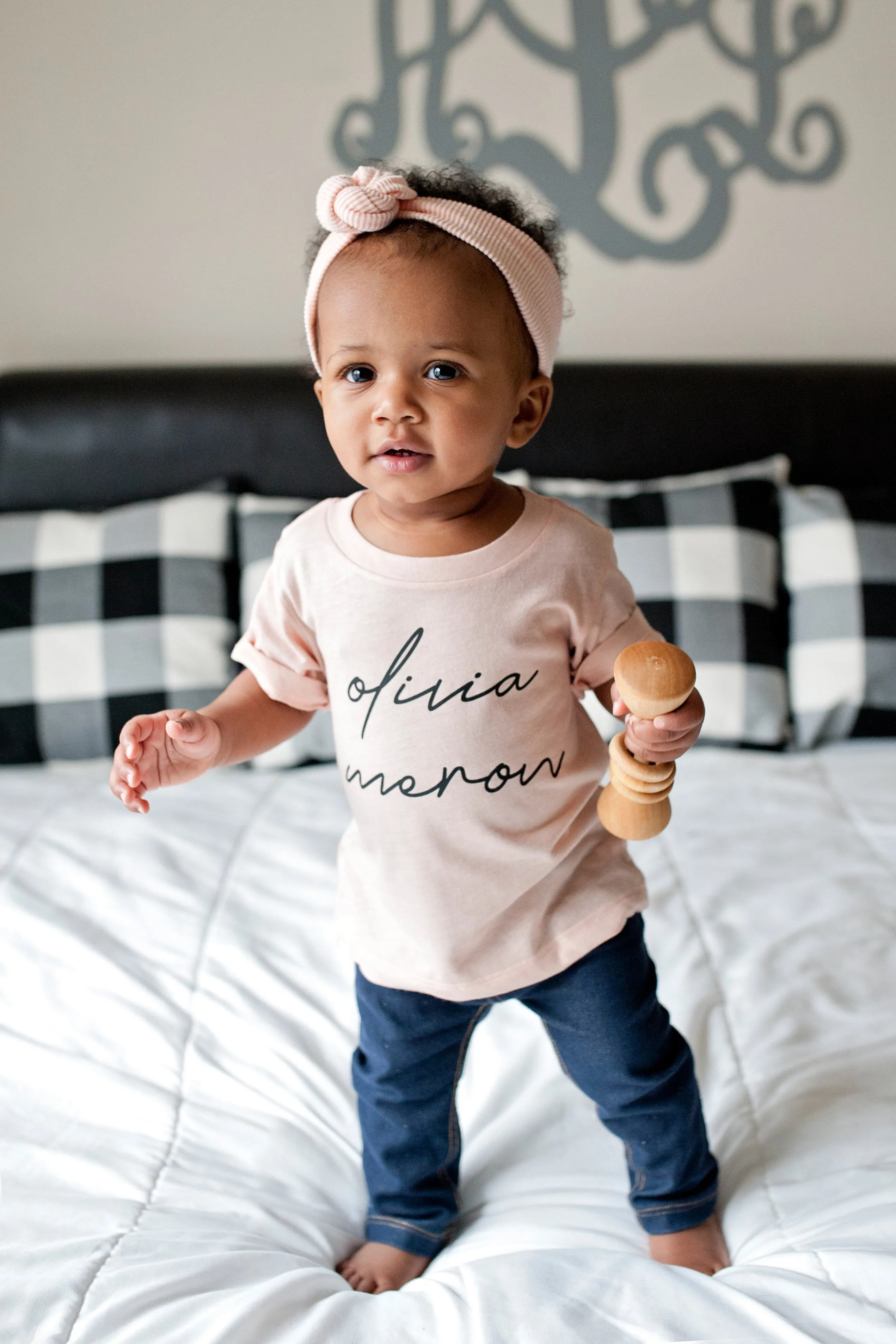 Toddler Script Name Tee