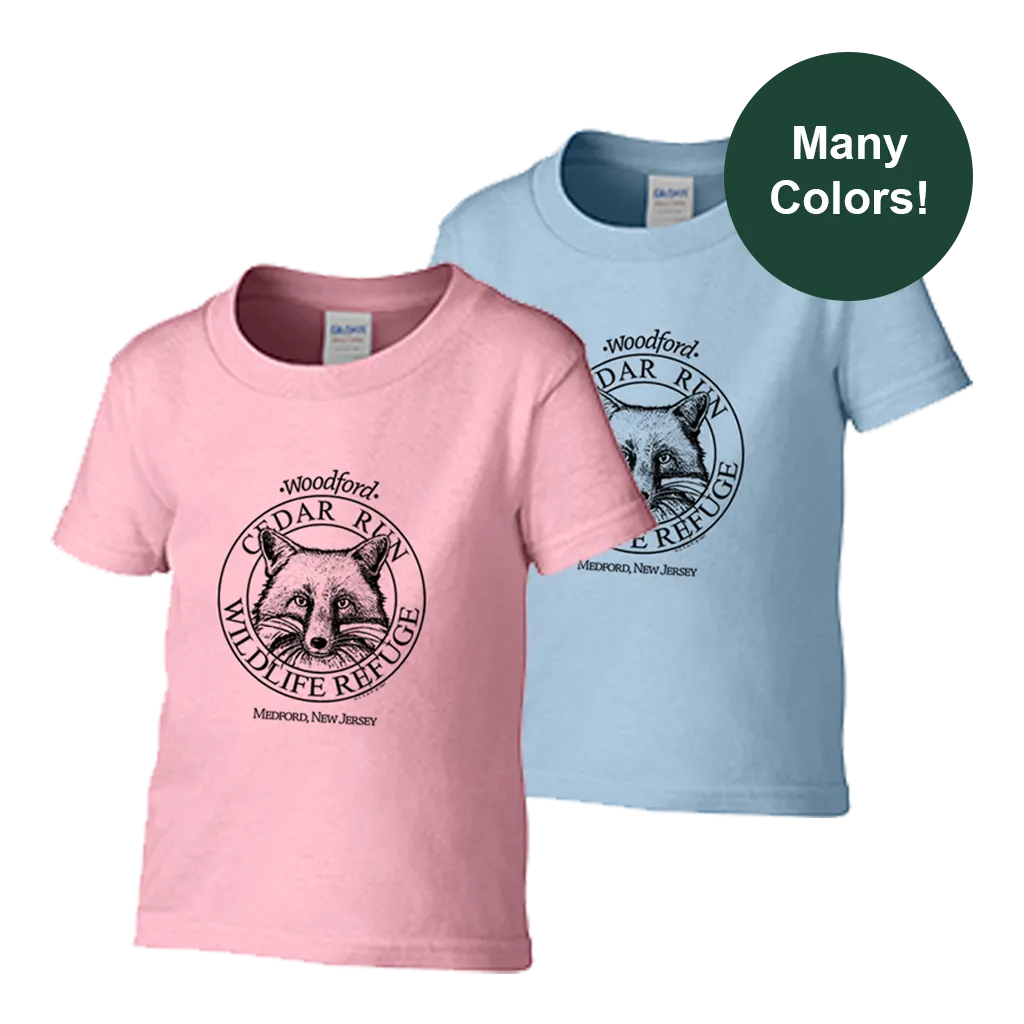 Toddler Short Sleeve T-Shirt with Black Logo