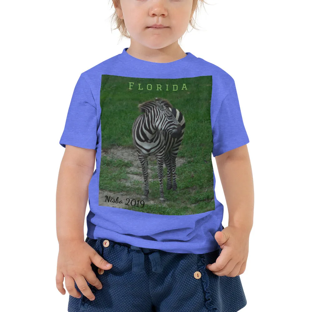 Toddler Short Sleeve Tee - Zoey the Zebra Collection