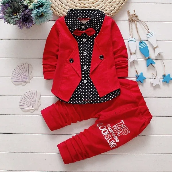 Toddlers Bow-Tie Gentlemens Set