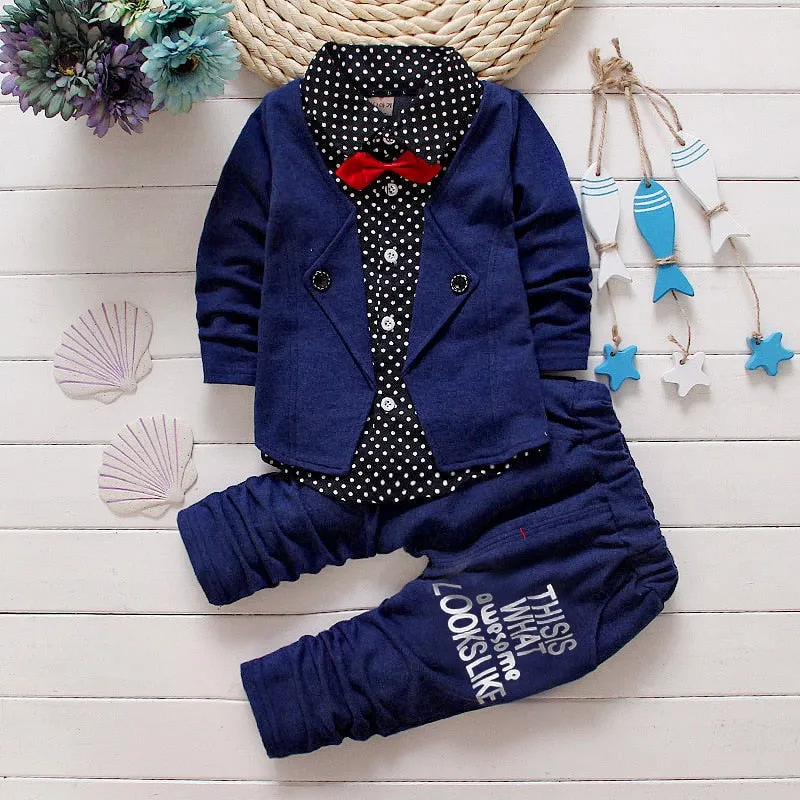 Toddlers Bow-Tie Gentlemens Set