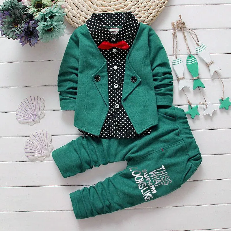 Toddlers Bow-Tie Gentlemens Set