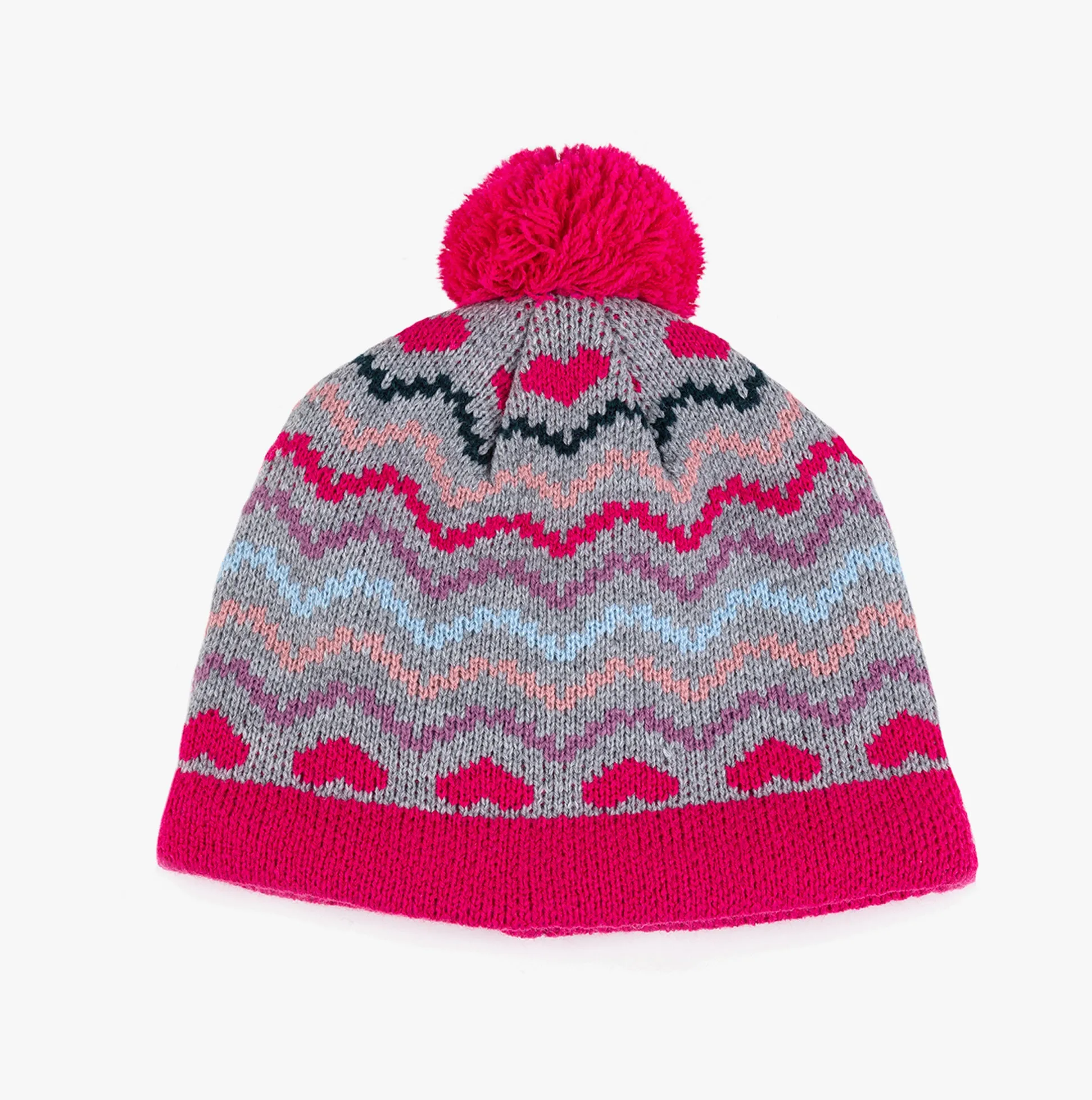 Totes Toasties KNITTED HAT GLOVE AND SNOOD SET Unisex Kids Pink Mix