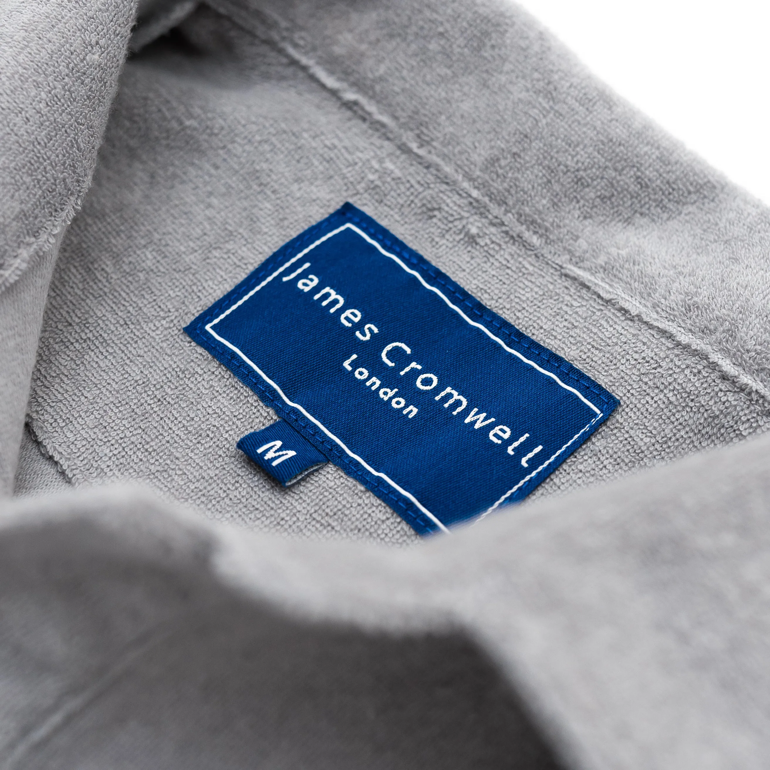 Towelling Polo Grey