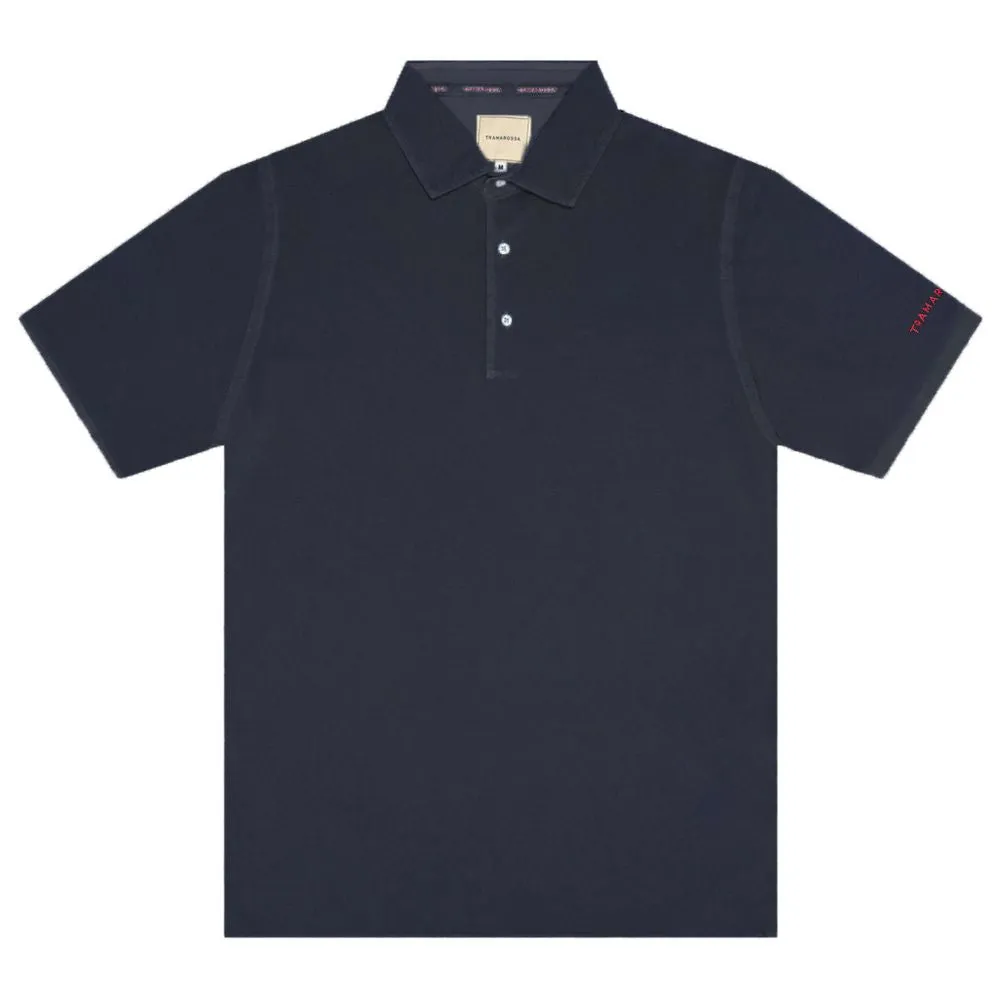 Tramarossa Blue Cotton Polo Shirt