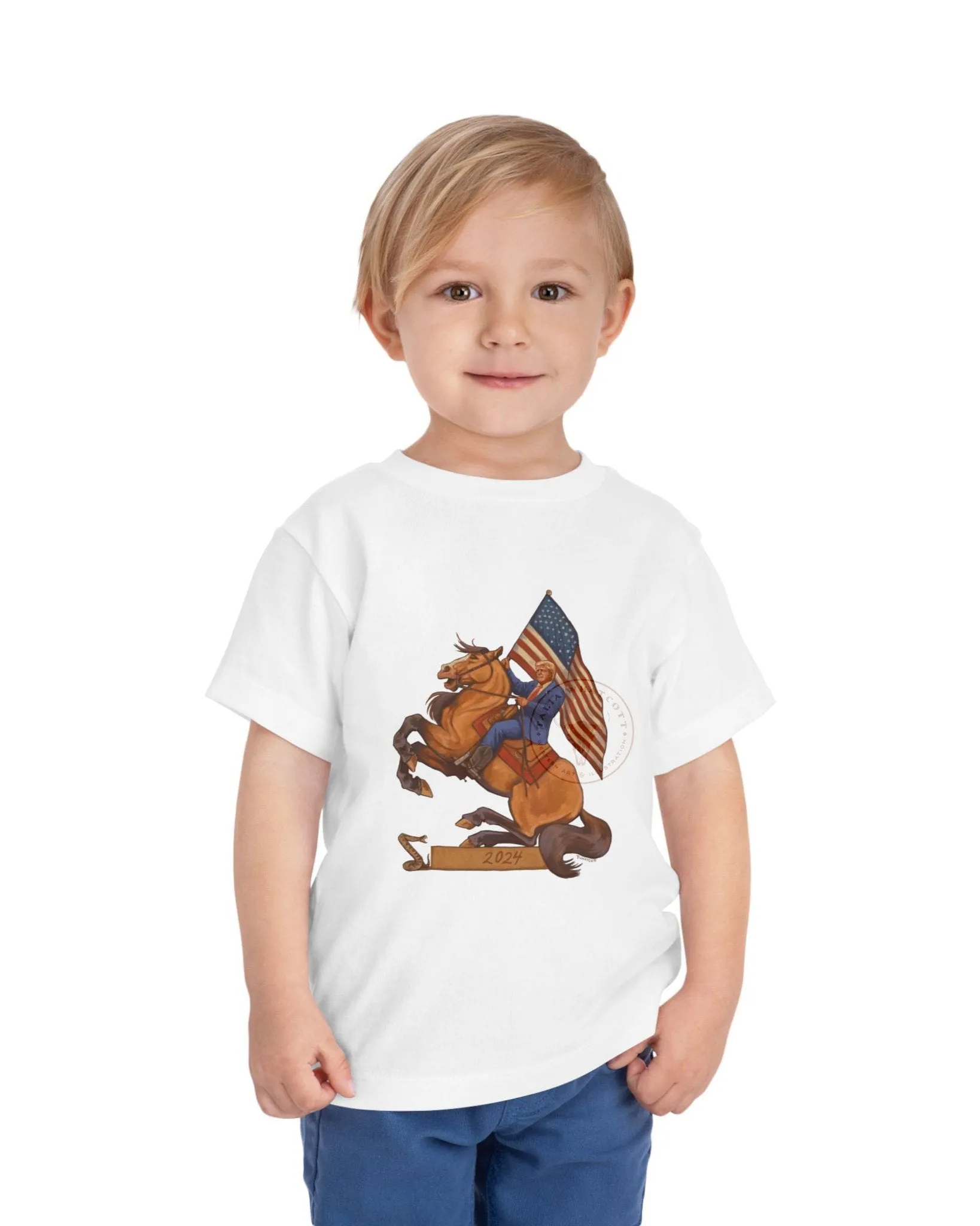 Trump Freedom Fighter Toddler Tee
