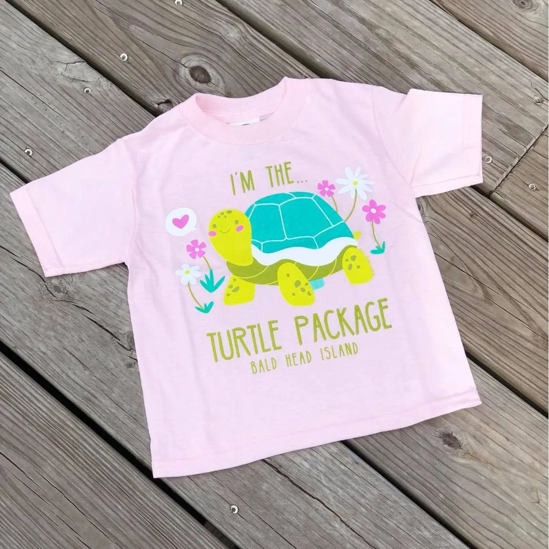 Turtle Package Toddler Tee