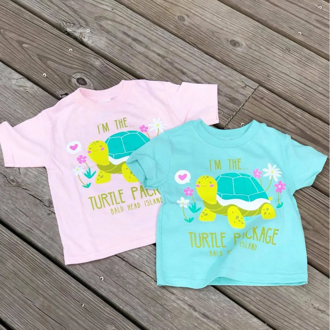 Turtle Package Toddler Tee