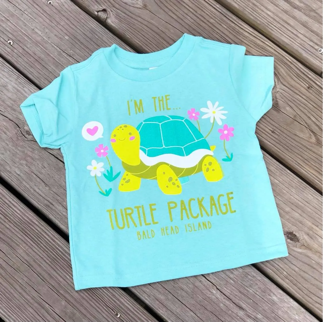 Turtle Package Toddler Tee