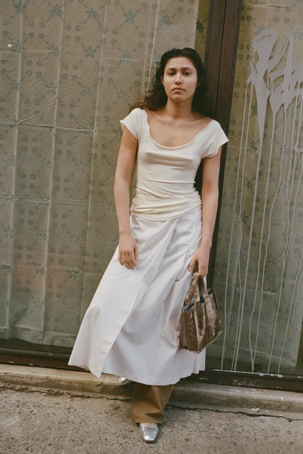 UMBRA SKIRT, ALMONDINE