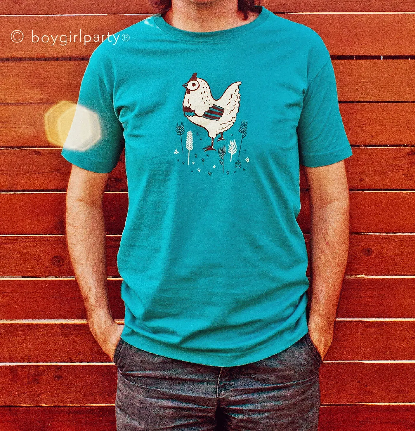 Unisex Chicken T-shirt / Chicken T Shirt by boygirlparty®