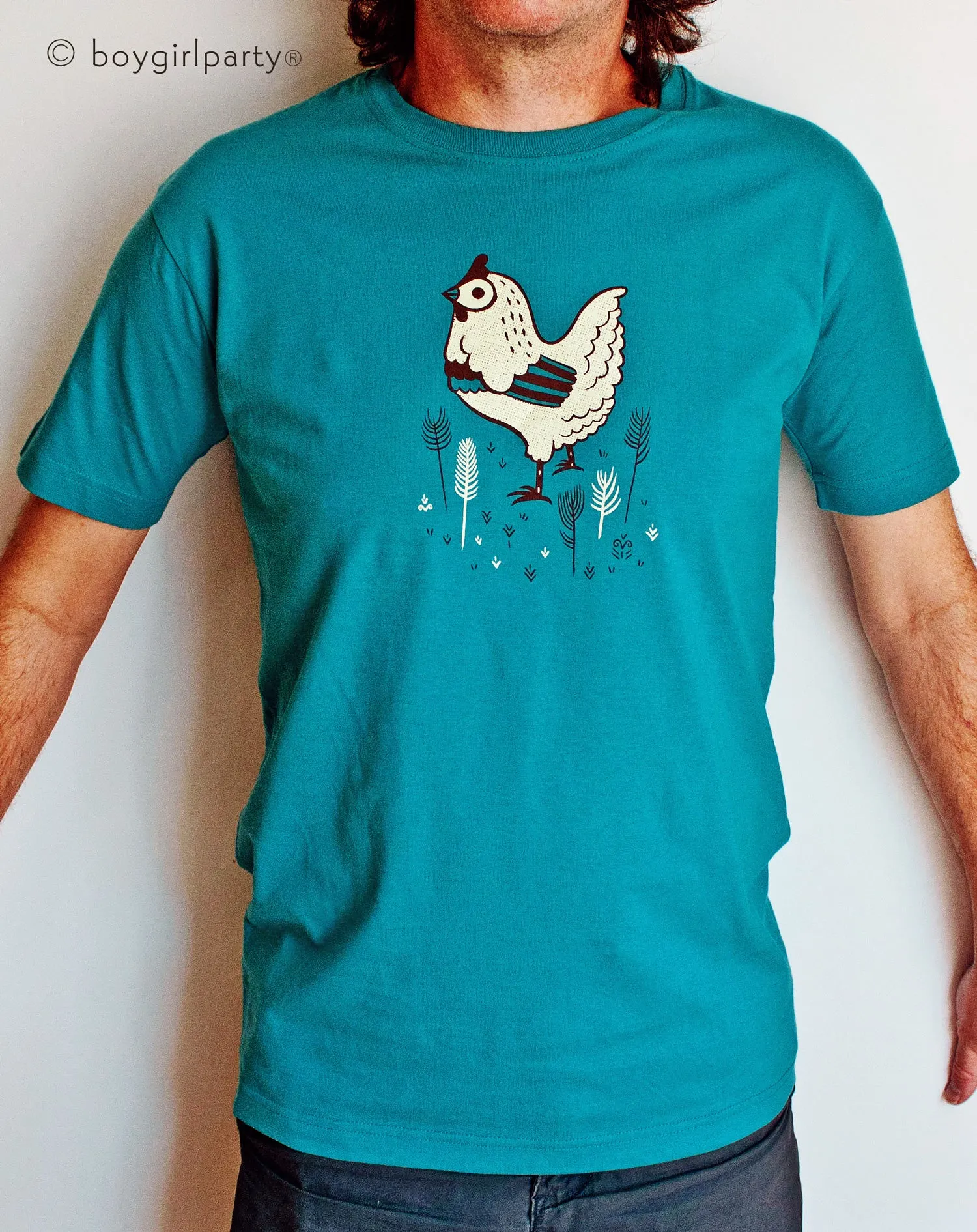 Unisex Chicken T-shirt / Chicken T Shirt by boygirlparty®