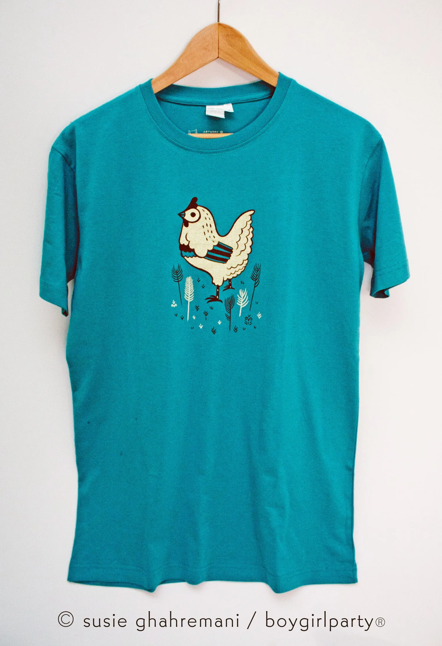 Unisex Chicken T-shirt / Chicken T Shirt by boygirlparty®