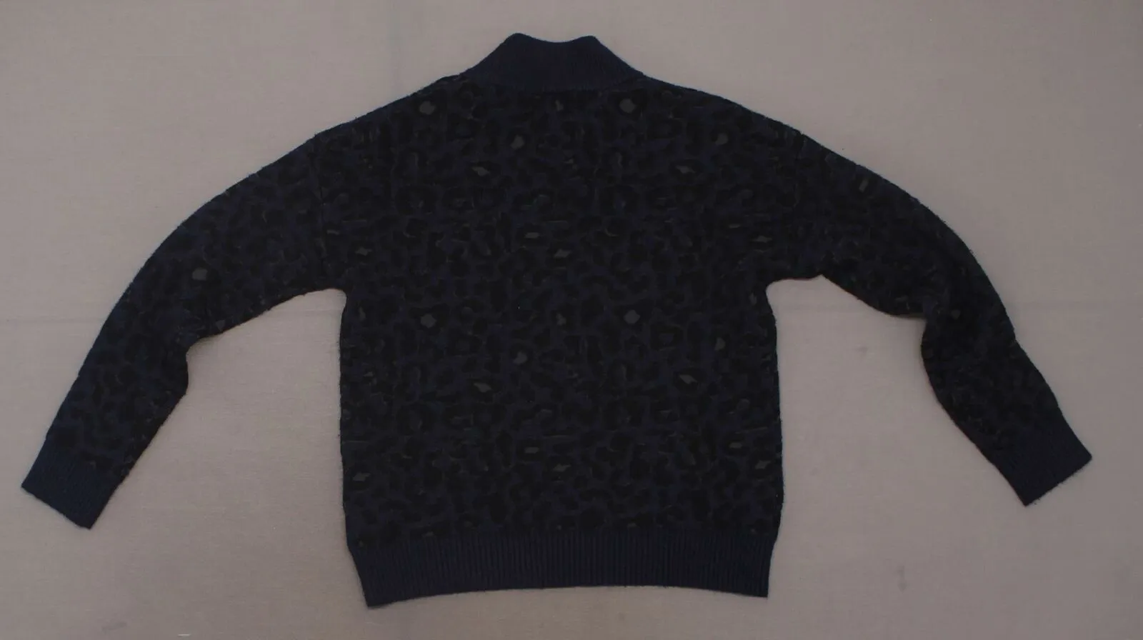 Universal Thread Women's Leopard Print Mock Turtleneck Pullover Sweater