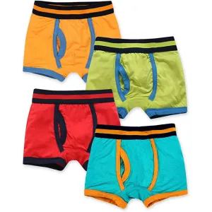 Vaenait Boys Cotton Modal Underwear 4-Pack - Brights