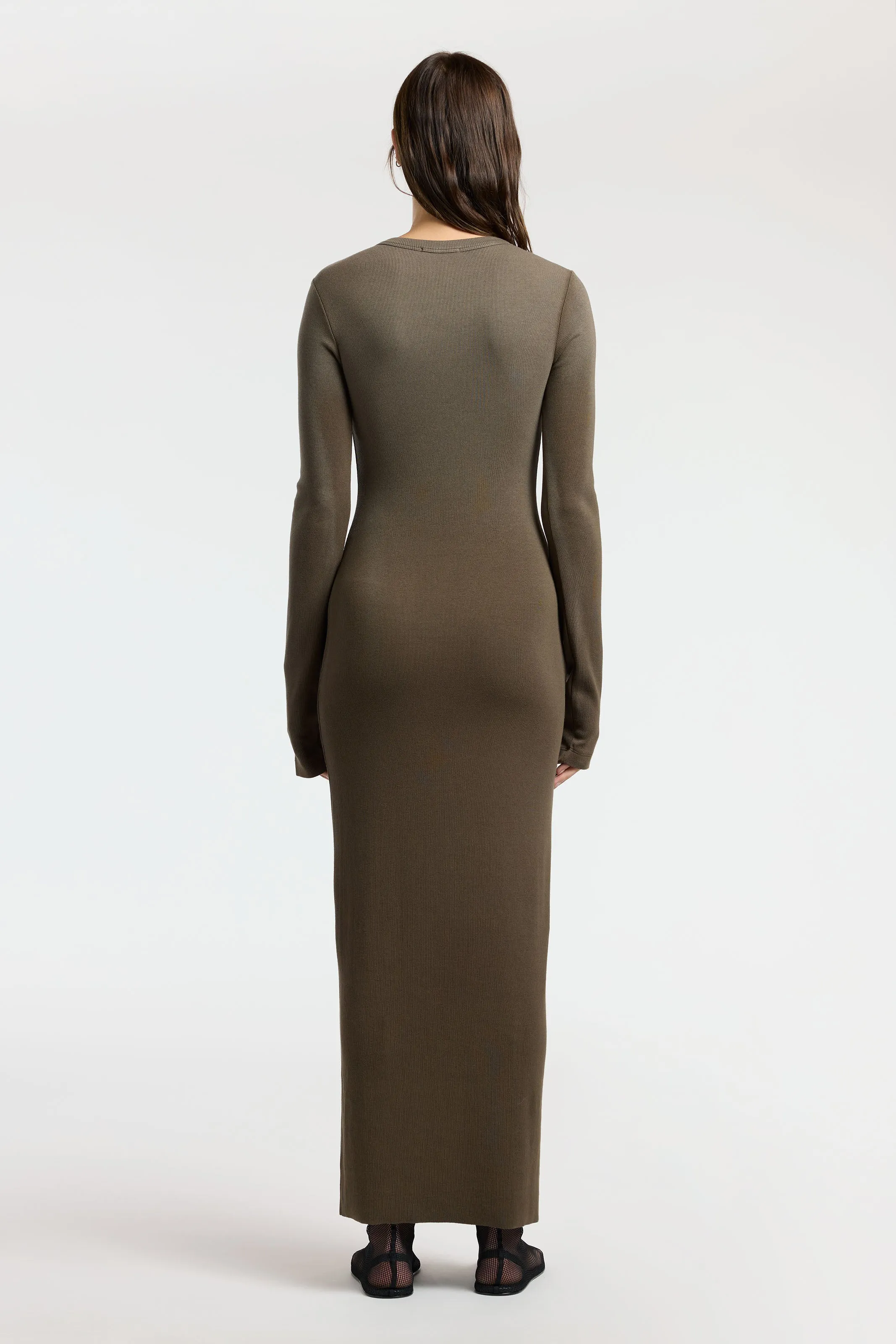 Verona Crewneck Maxi Dress