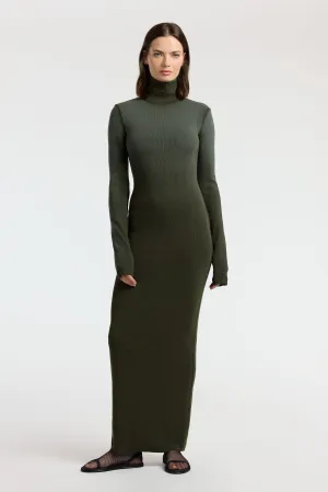 Verona Turtleneck Maxi Dress