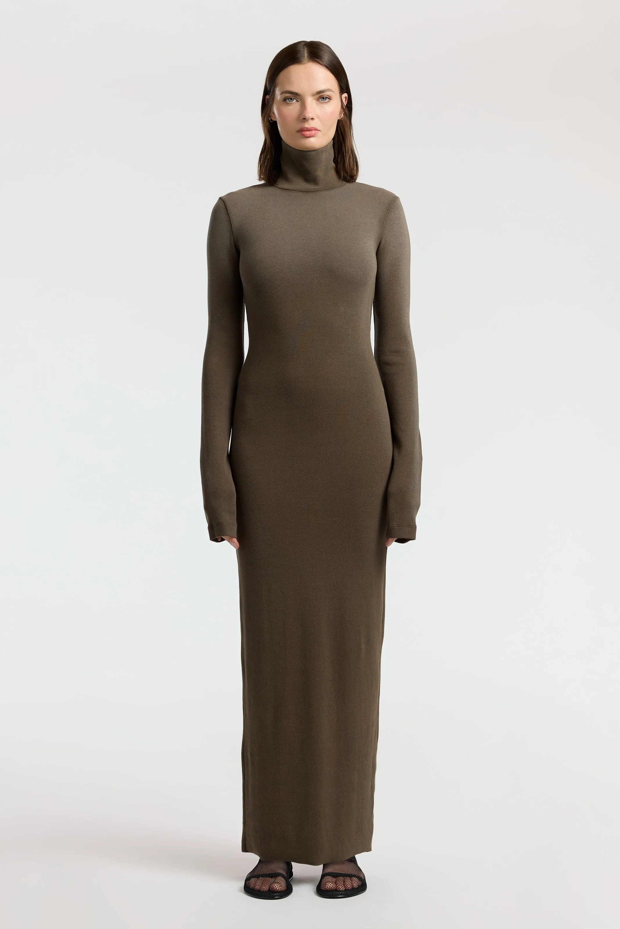 Verona Turtleneck Maxi Dress