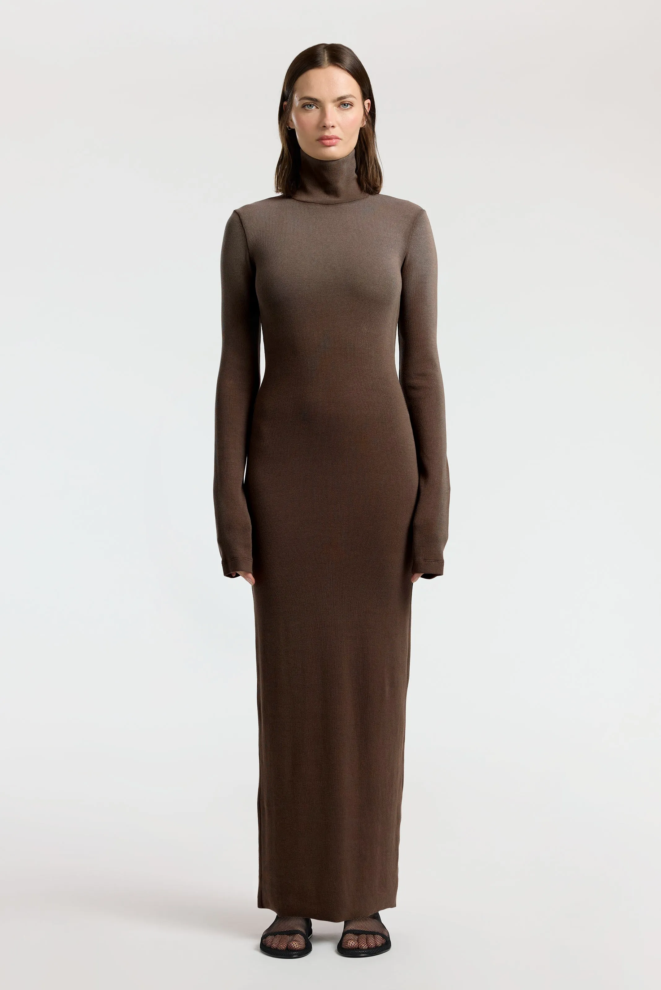 Verona Turtleneck Maxi Dress