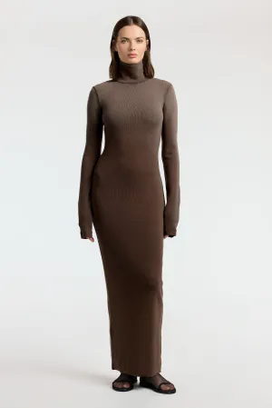 Verona Turtleneck Maxi Dress