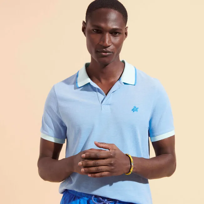 VILEBREQUIN Men Cotton Changing Color Pique Polo Shirt