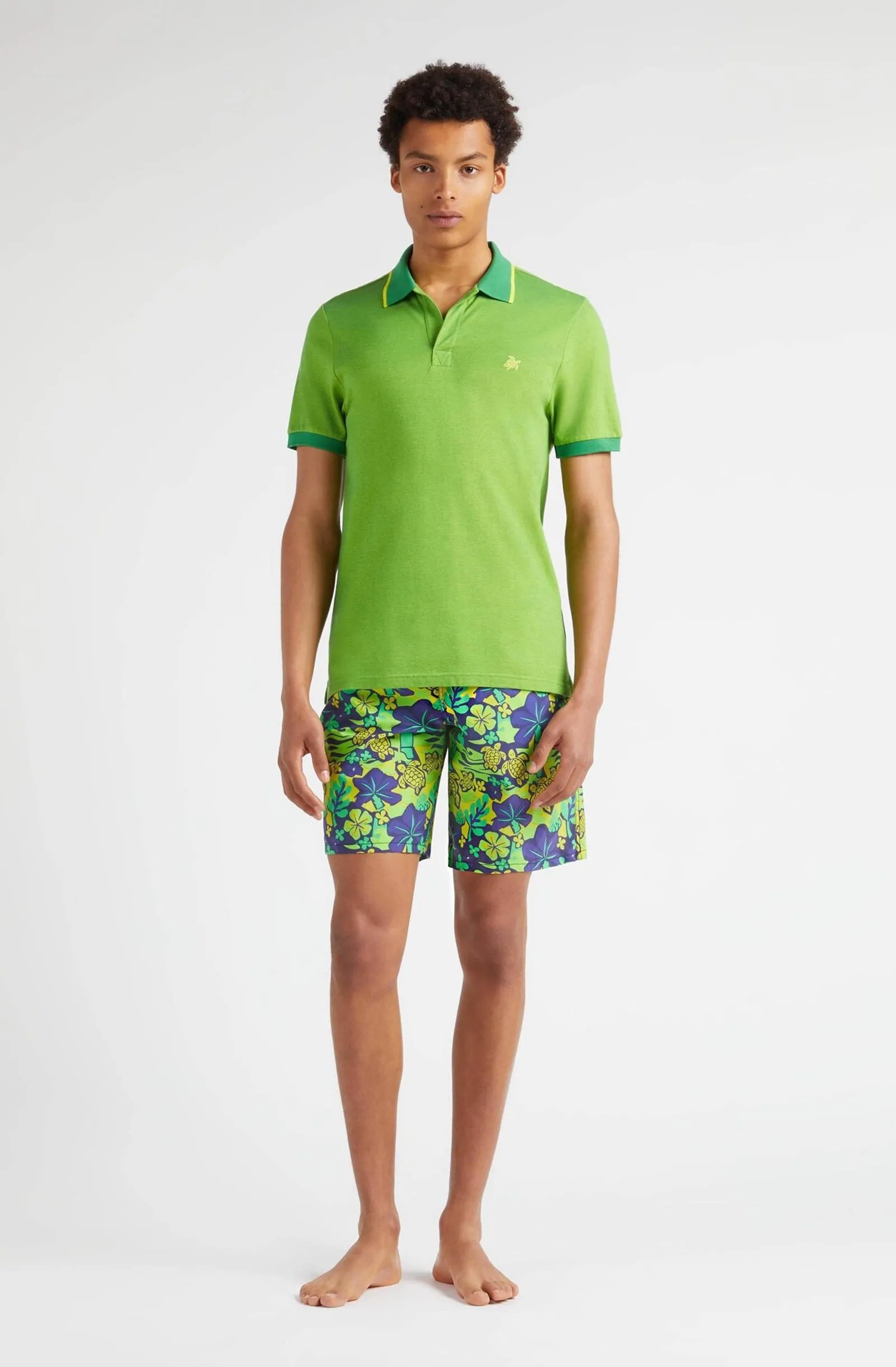 VILEBREQUIN Men Cotton Polo Shirt Solid