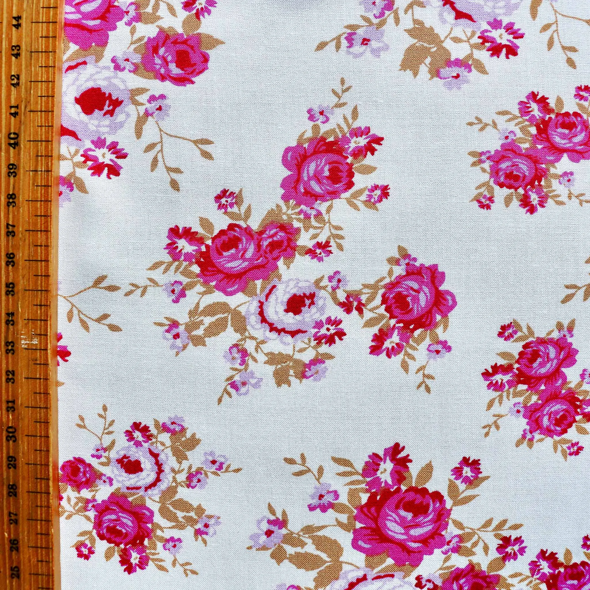 Viscose Challis Fabric - Off-white