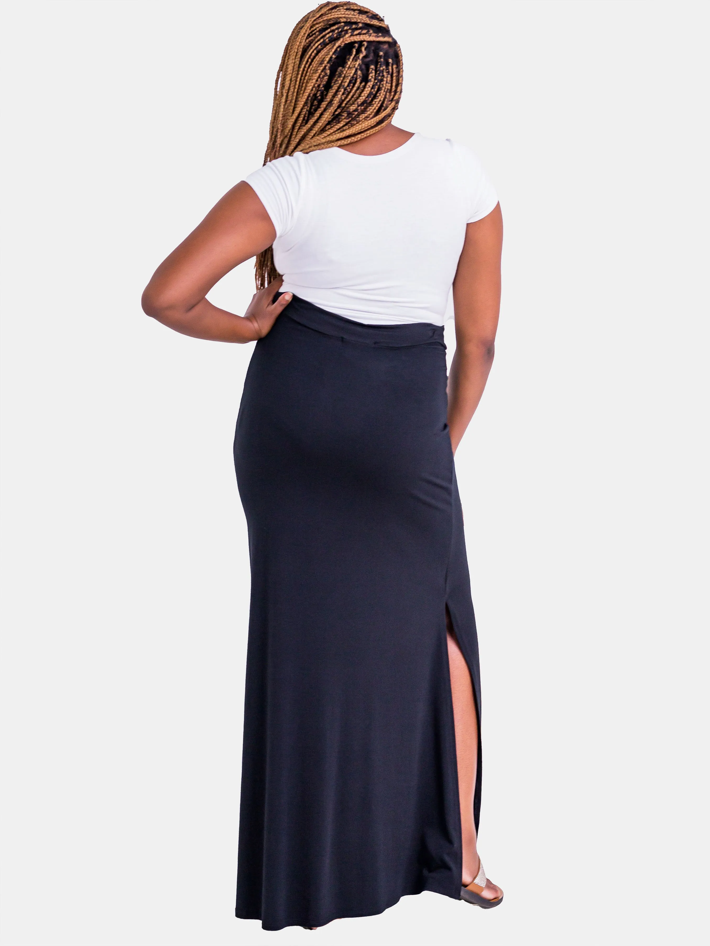 Vivo Jade Maxi Skirt - Black